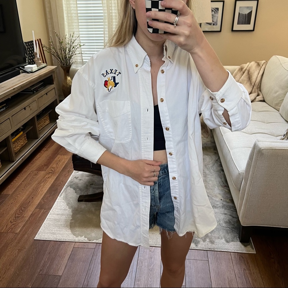 VTG Texas Button Down M